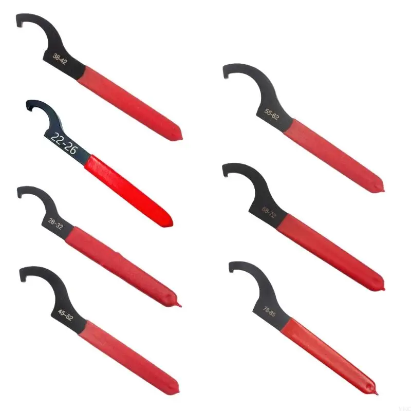 

High Strength 45# Steel Hook Wrench Multiple Type Wrench Spanner With AntiCorrosion Finish Slip Resistant Handle Y4QC