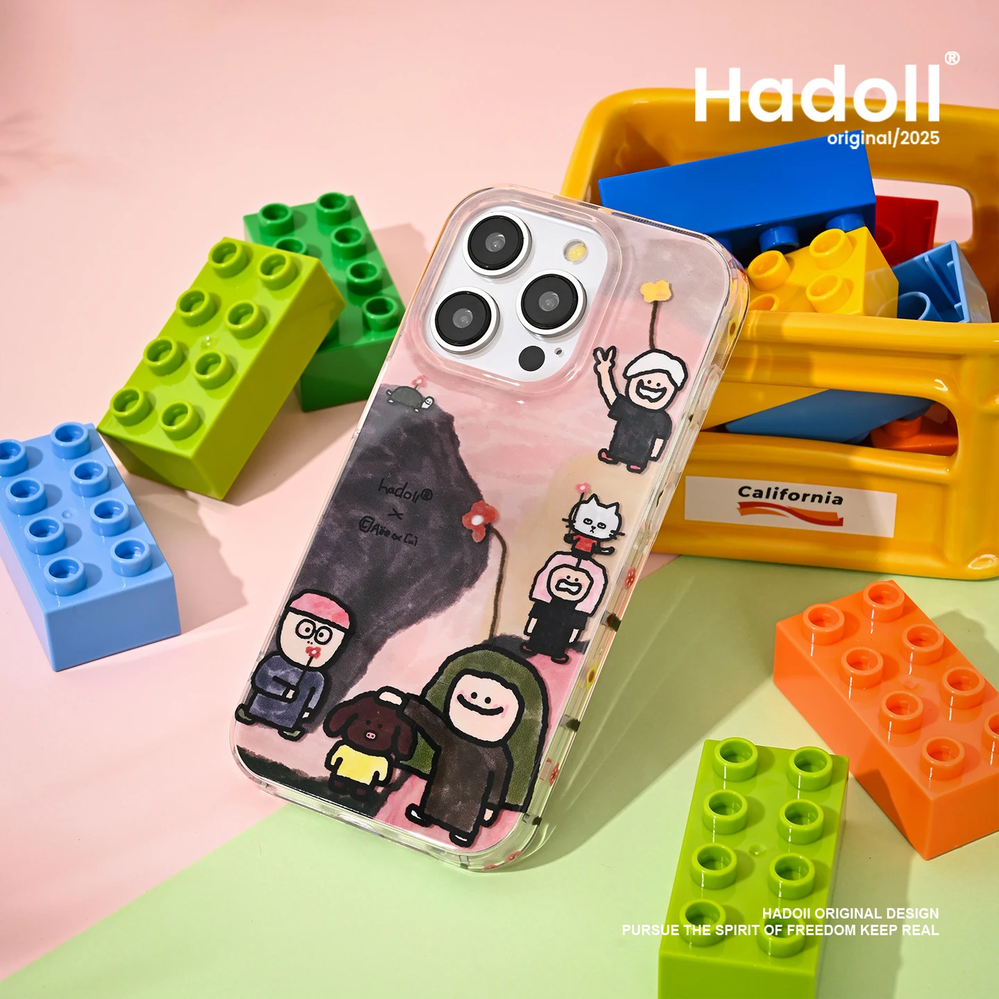 

Original high-grade matte cartoon phone case suitable foriPhone 16 Pro Max，Double LayerIMD2-in-1 Anti-drop Phone Case