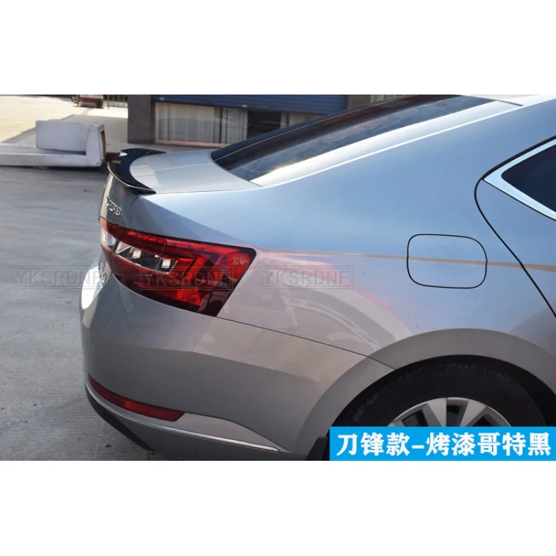 For Skoda Superb 2016-2019 High Quality Primer Color Exterior Rear Spoiler Tail Trunk Boot Wing Decoration Car Styling