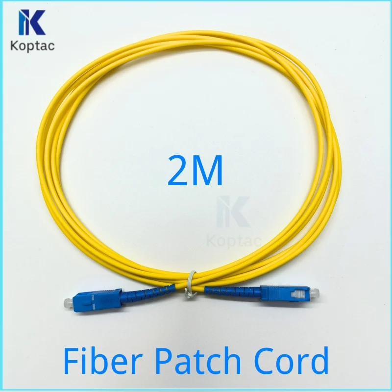 Whosale High Quality Fiber Optic Patch Cable SC UPC SM FTTH Fiber Patch Cord Optical Fiber Jumper 1m