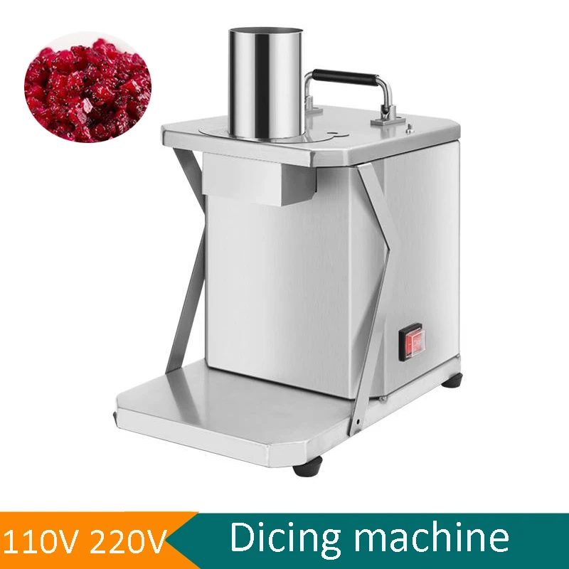 Multifunctional Vegetable Cube Cutting Machine Electric Commercial Dicing Machine Potato Onion Vegetable Carrot Chips Dicer