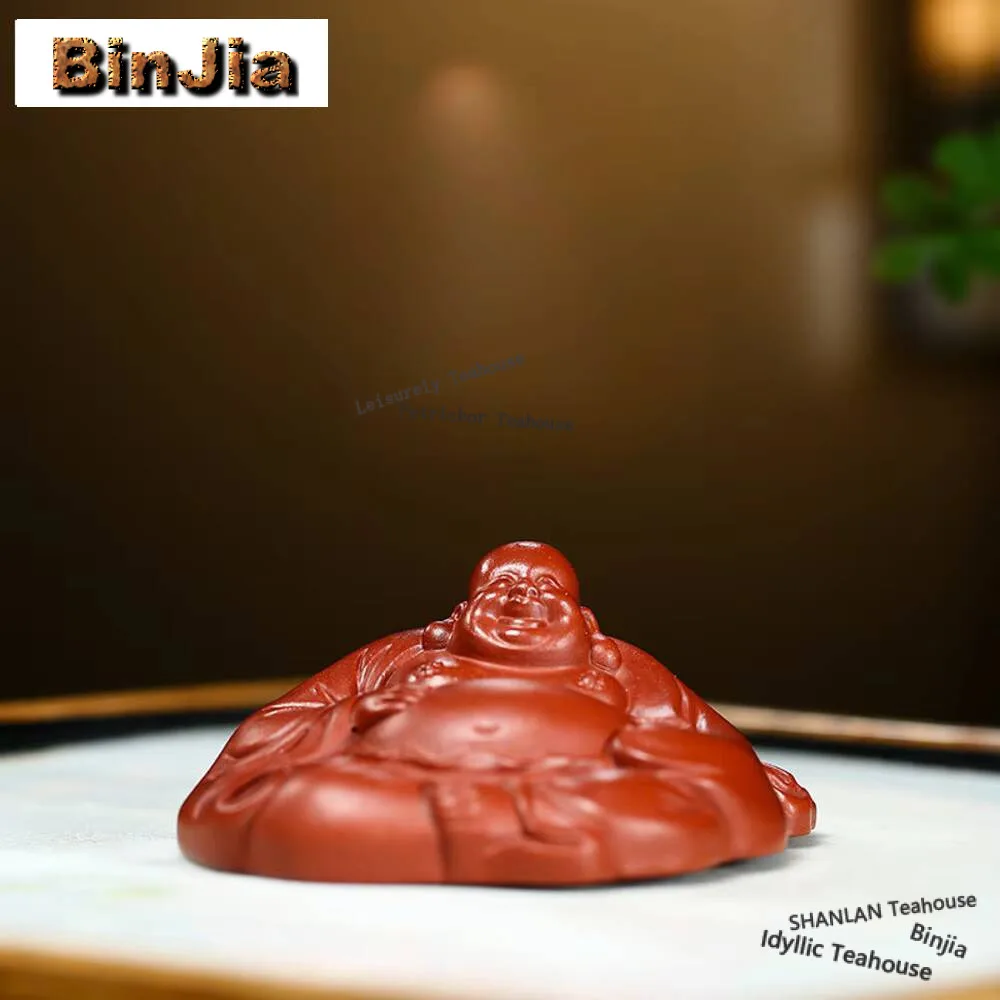 

Creative Yixing Purple Clay Maitreya Buddha Tea Pet Antique Tea Figurine Tea Statue Tea Ceremony Chinese Tea Set Supplies Craft