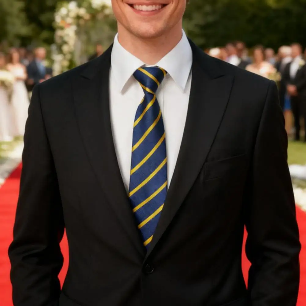 

Мужской галстук с застежкой-молнией, несколько цветов, галстук регулируемой длины, деловой галстук для свадеб, вечеринок, торжественный галстук