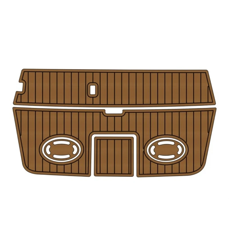 حصير جر مخصص من yechat لعام 1993 SeaRay 290 منصة السباحة وسادة إيفا رغوة قارب الأرضيات قارب التزيين #1