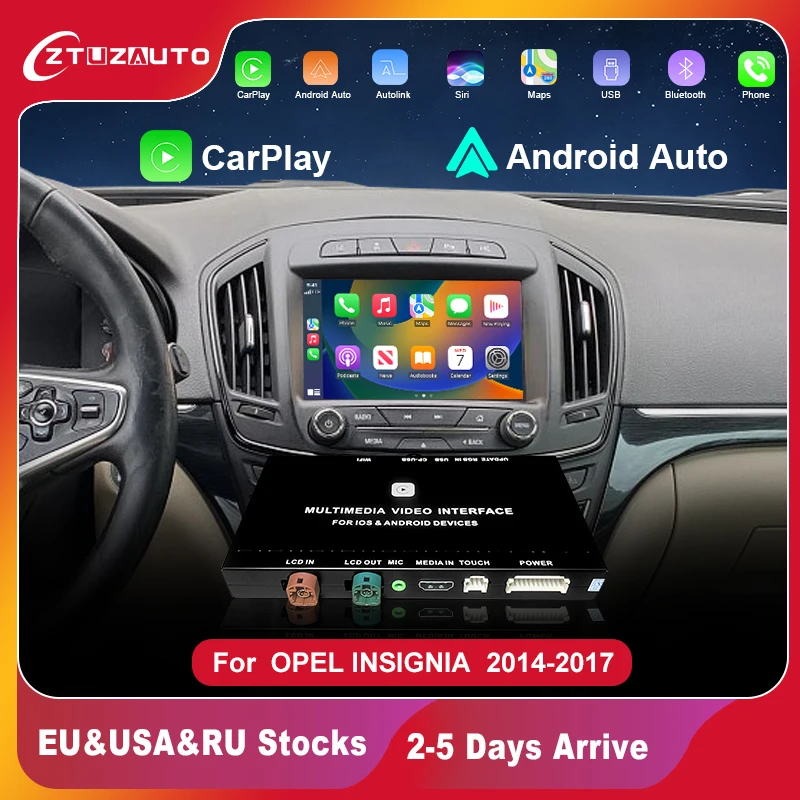 

Беспроводная Автомобильная навигационная система CarPlay для Opel insignia 2014-2017, с Android, с поддержкой камеры заднего вида