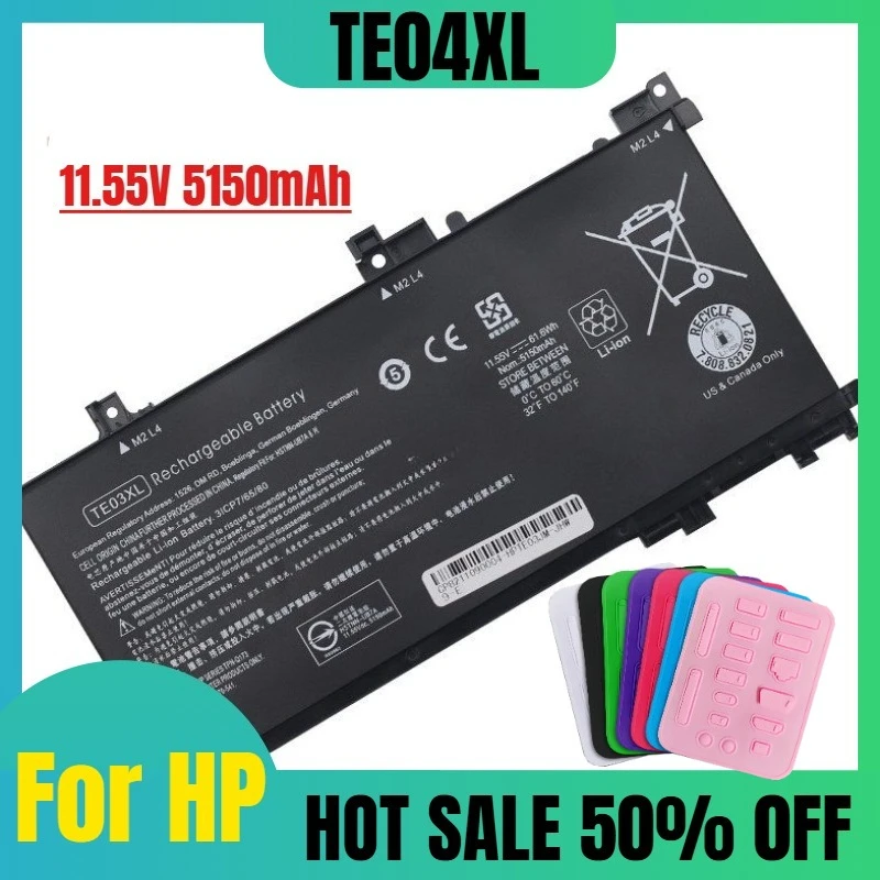 

Аккумулятор для ноутбуков HP Omen/Shadow Elf 2/2PRO TPN-Q173 TE03 TE04XL, 11.55В, 5150мАч