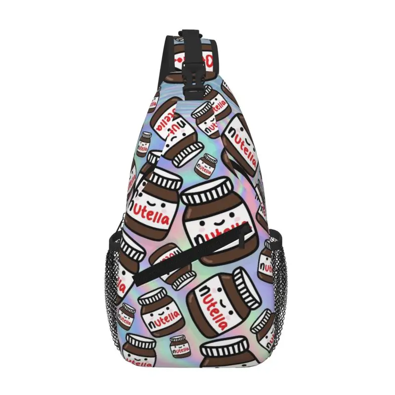 

Nutellas Chocolate Sling Crossbody нагрудная сумка Мужской крутой рюкзак на плечо для путешествий и езды на велосипеде