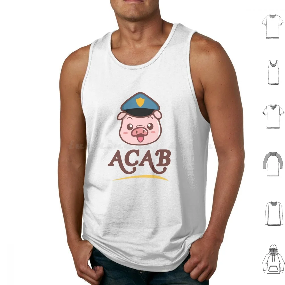 Acab Pig Tank Tops …