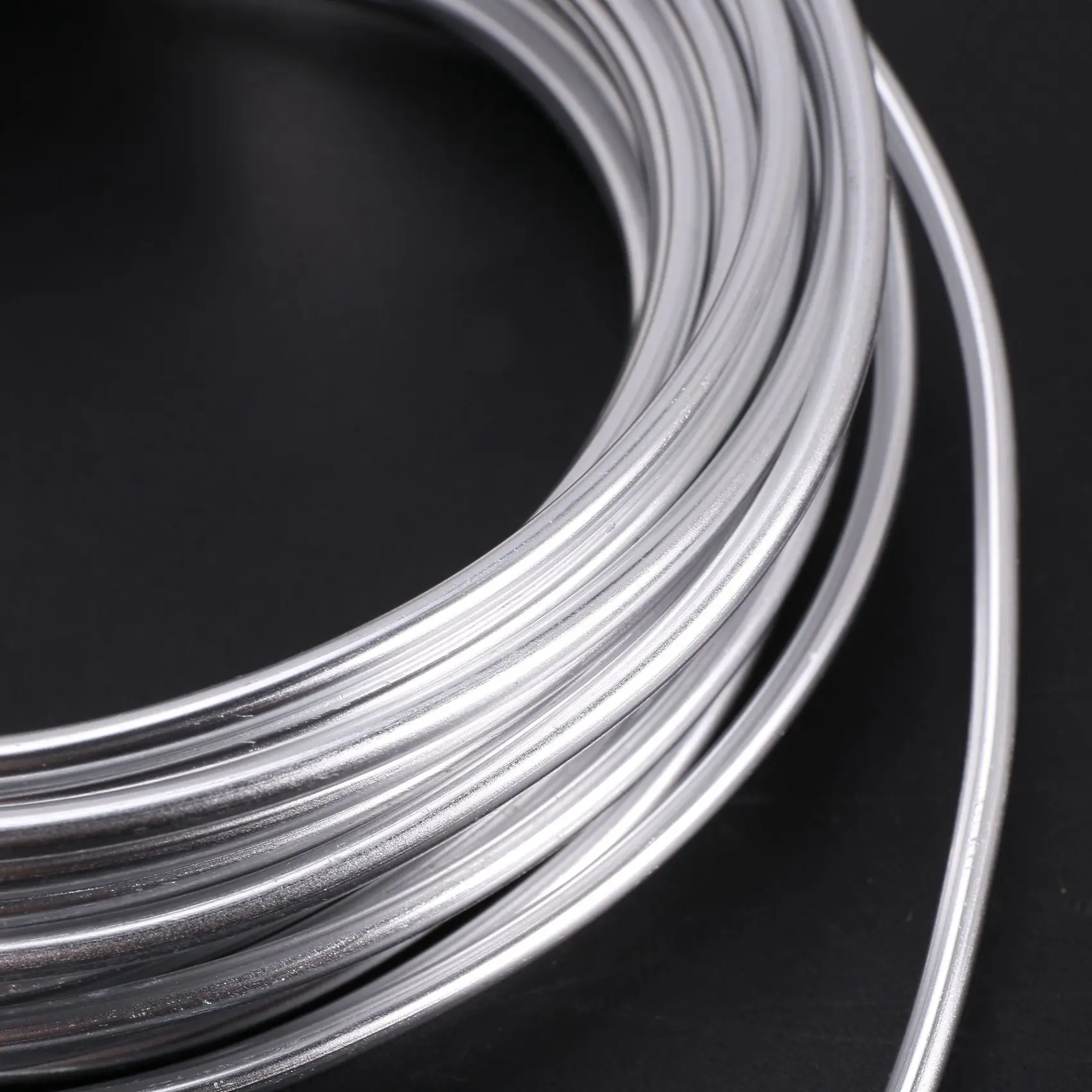 

AB33-4X 3Mm Aluminium Wire 10M Craft Silver Wire For Jewellery Making Clay Modelling Bonsai And Model