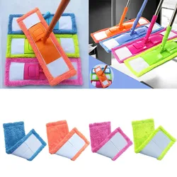 Coral Fleece Mop Replacement Head For Wash Floor Cleaning Cloth Microfiber Self Wring Pads Rags Household Home Accessories