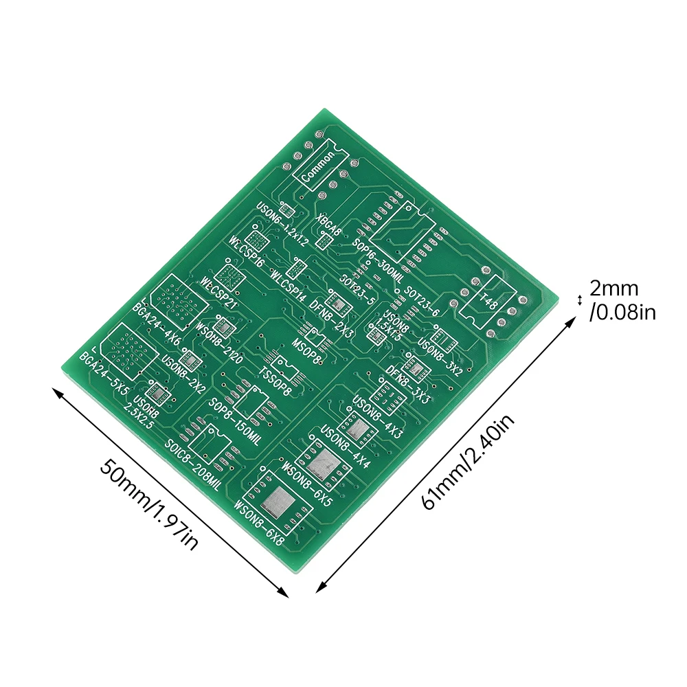 25 In 1 Multi-Function Board SMD To DIP8 Universal Adapter 4Layer PCB SOIC8/16 SOP8 DFN8 USON8 DFN8 SOT5 SOT6 WSON8 WLCSP TSSOP8