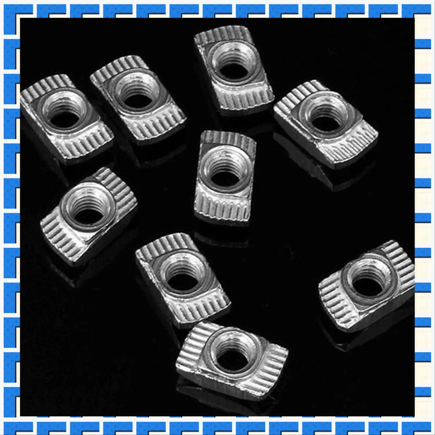 

ABNG 50Pcs M5 T Sliding Nut Zin-Plated Carbon Steel T Sliding Nut For 2020 Aluminum Profile & 100 Pcs M5 Hammer Nut Carbon Steel