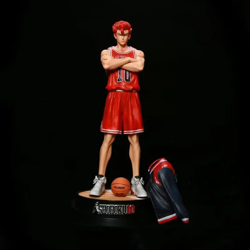 33cm Slam Dunk Sakuragi Hanamichi Rukawa Kaede Japan  Anime Figure Model Statue Boys Collection Desktop Decoration Ornament Toys