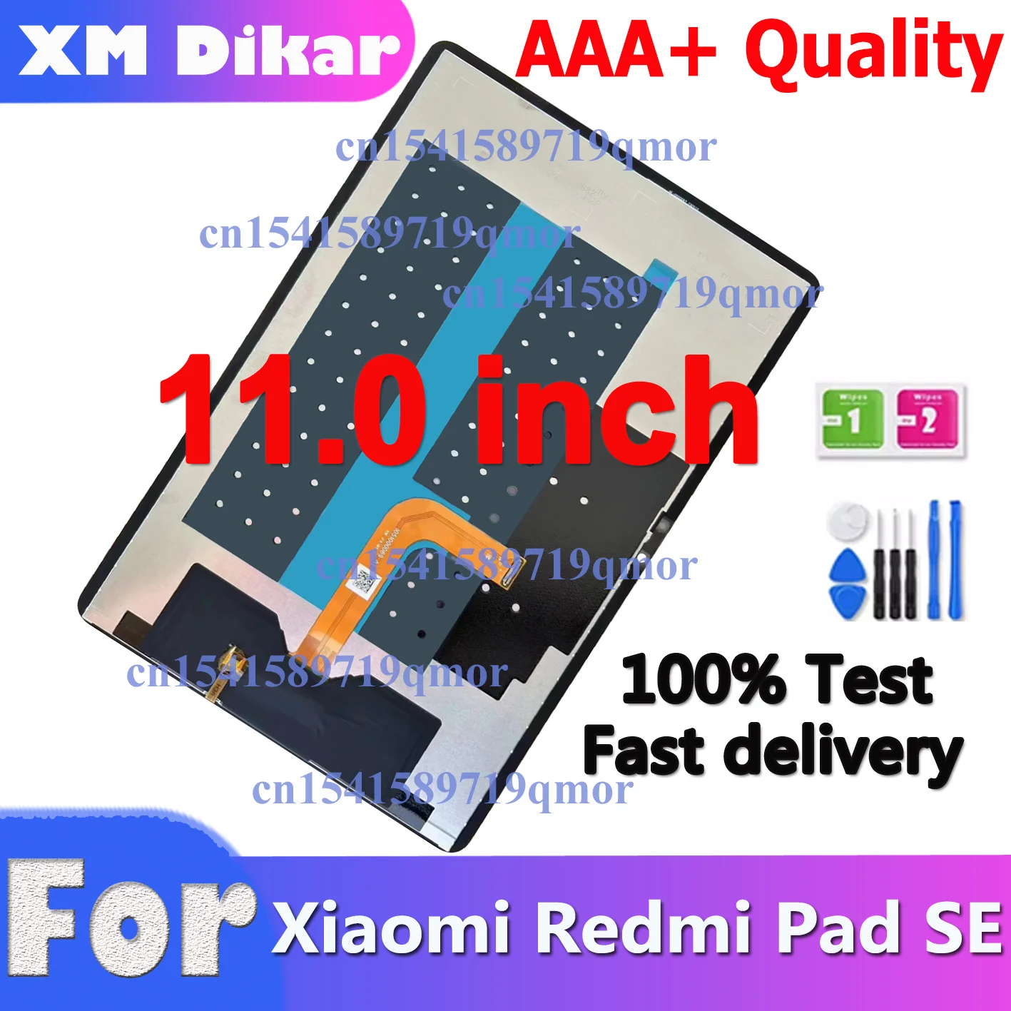 11'' For Redmi Pad SE 23073RPBFC 23073RPBFL 23073RPBFG For Redmi Pad 2nd Gen Touch Screen Digitizer Full Assembly Repair Part