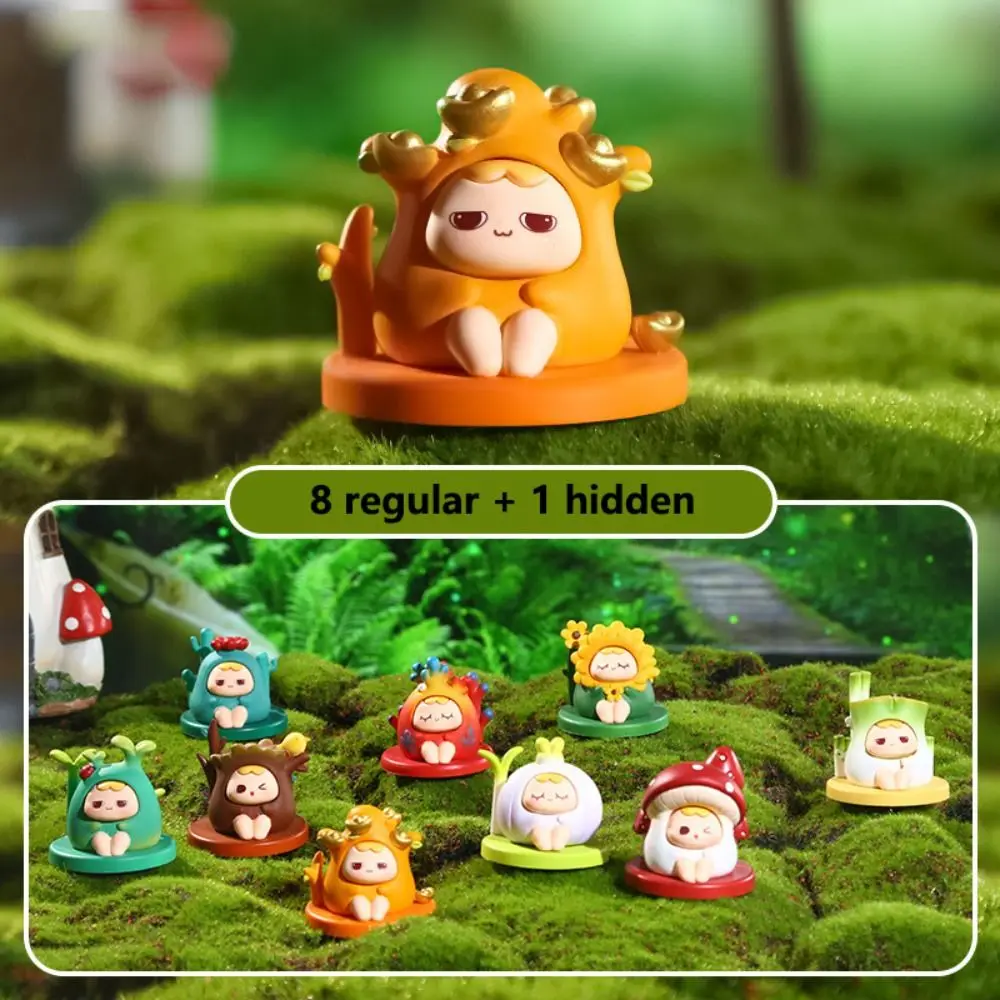 Home Decoration Coco Botanical Garden Blind Box Resin Trendy Play Botanical Ornaments Desktop Crafts Cute Cartoon Figure Model