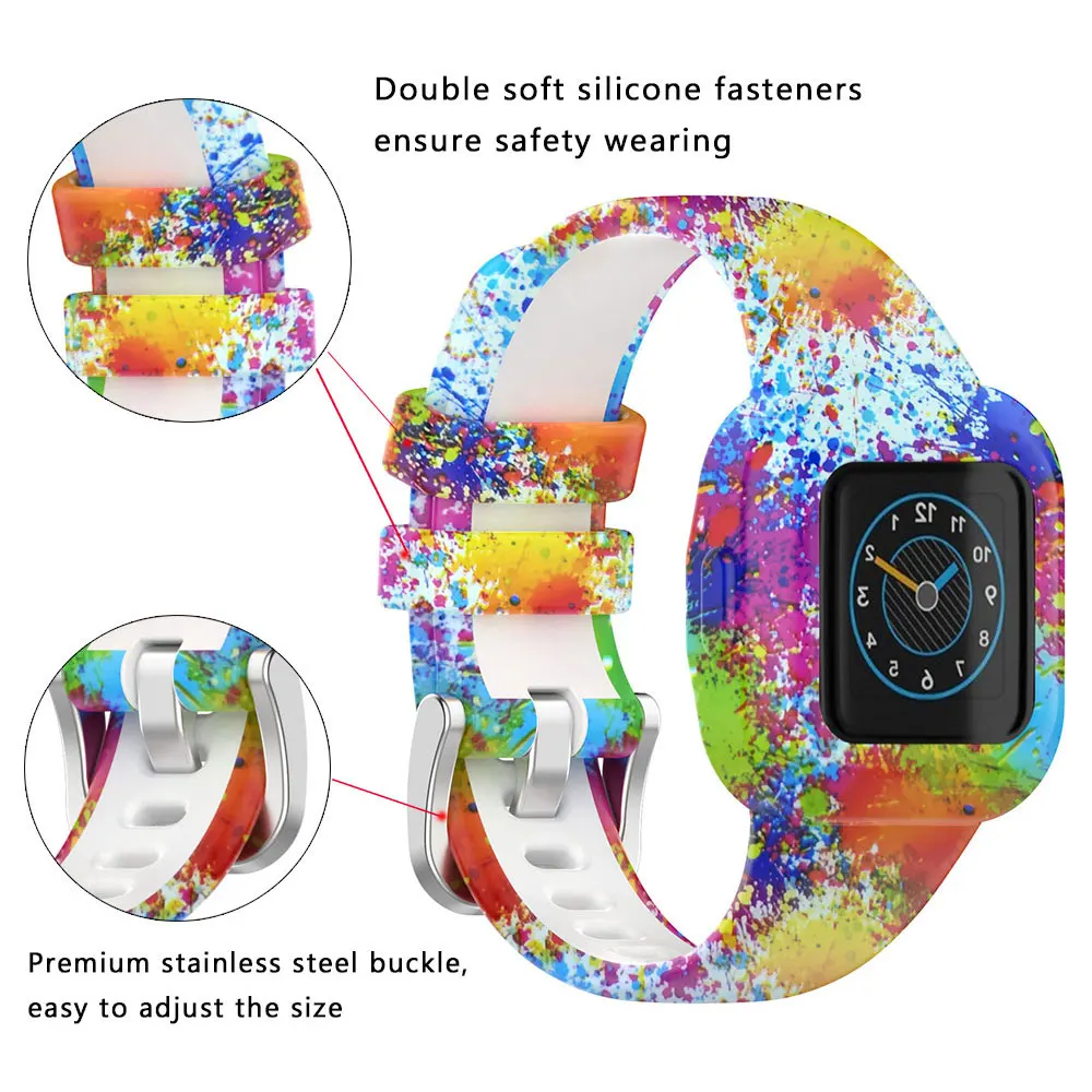 Kid Watch Strap For Garmin Vivofit JR3 Silicone Soft Wrist Band Bracelet SmartWatch Children Watchband Accessories