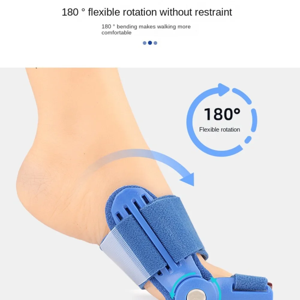 ABS Nylon Toe Correction New Adjustable Black White Blue Foot Care Tool All Day Orthopedic Bunion Corrector Unisex