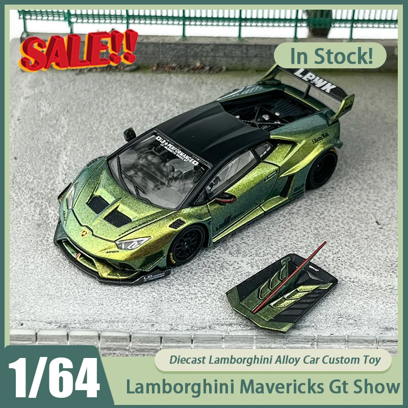 

Новая в наличии King Model 1:64 Gt Show Lamborghini Mavericks Car из сплава, миниатюрные литые под давлением украшения Lamborghini, игрушки на заказ, детские Gi