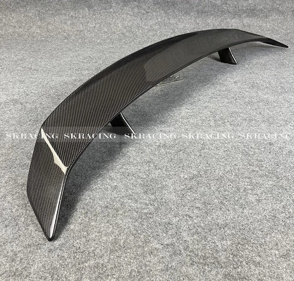 Real Carbon Fiber Rear Spoiler Wing Fits For 2016-2022 Mercedes Benz AMG GT GT63 2-Door 4-Door  Trunk Lid Decorative Bodykit