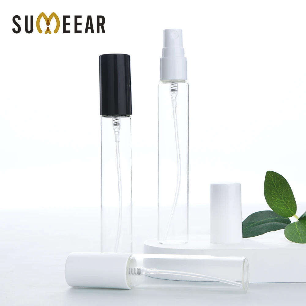 

100pcs/15ml Refillable Perfume Bottle Portable Glass Spray Bottle Container Refill Atomizer Perfume Travel Bottle