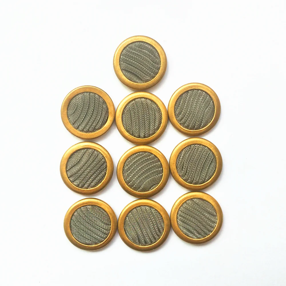 10PCS Servo Valve Filter Disc 15.8 MM A67999-065 A67999-100 A67999-200 Pleated Button Strainers Fit Moog