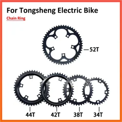 Chainwheel Chain Ring For Tongsheng TSDZ2 Mid-Drive Motor Electric Bicycle Bike E-bike Black Durable Wheel Accessories
