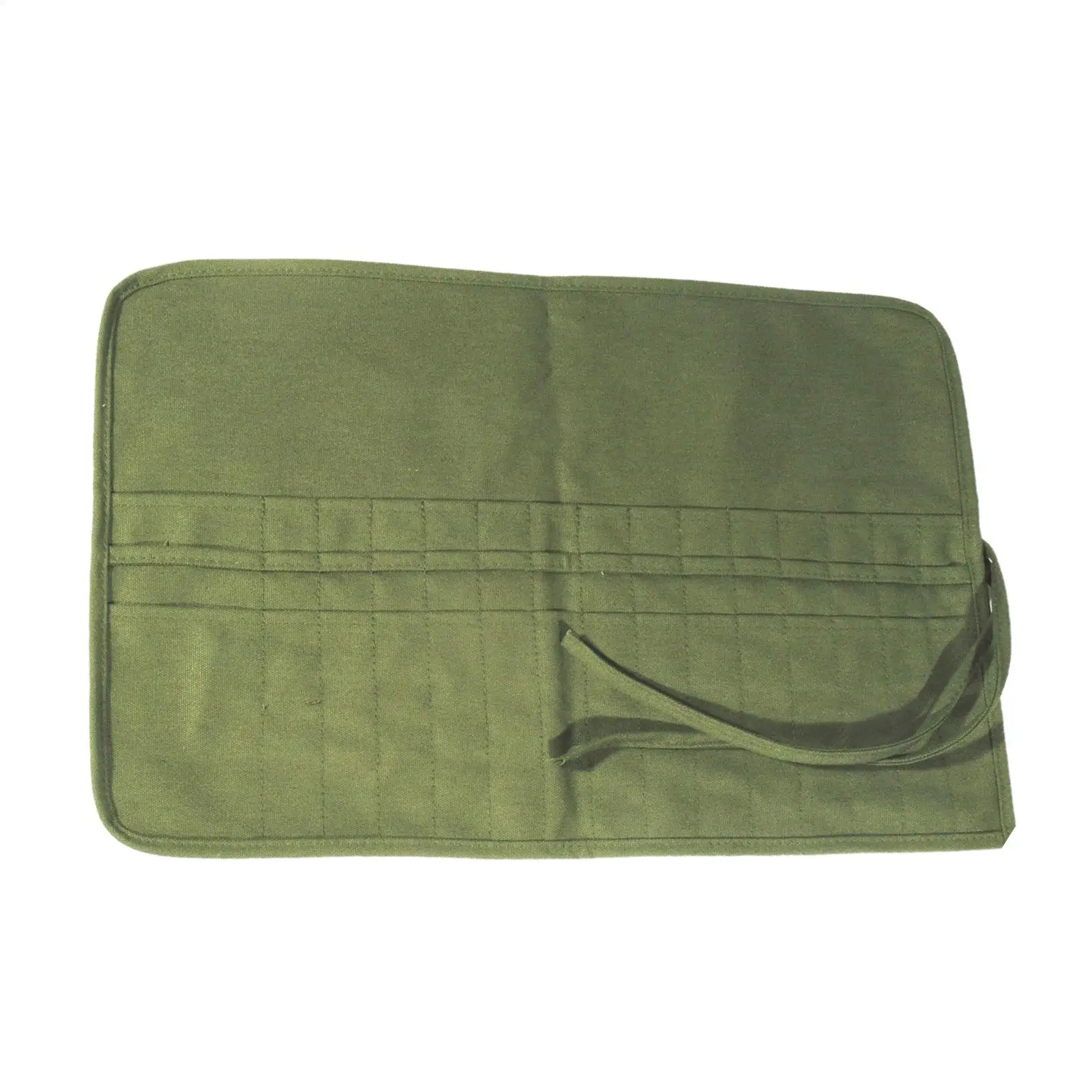 30 Slot Paint Brush Roll Up Storage Case Canvas Brush Bag for Home Desk School Classroom Workplace Outdoor Travel Portable