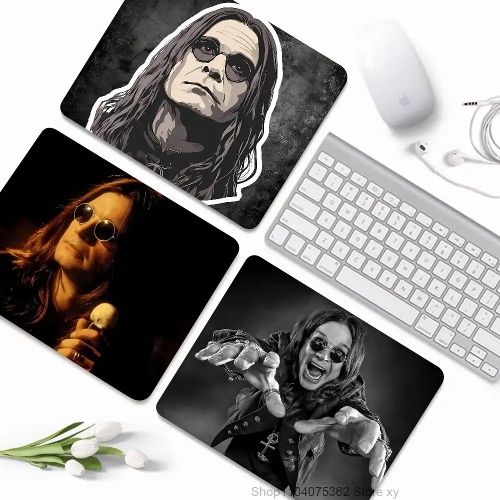 Rest Prince Of Darkness O-Ozzy Osbourne Small LockEdge Mouse Pad For Gamers Computer Desk Pad Rectangular Anti-slip Rubber view 2