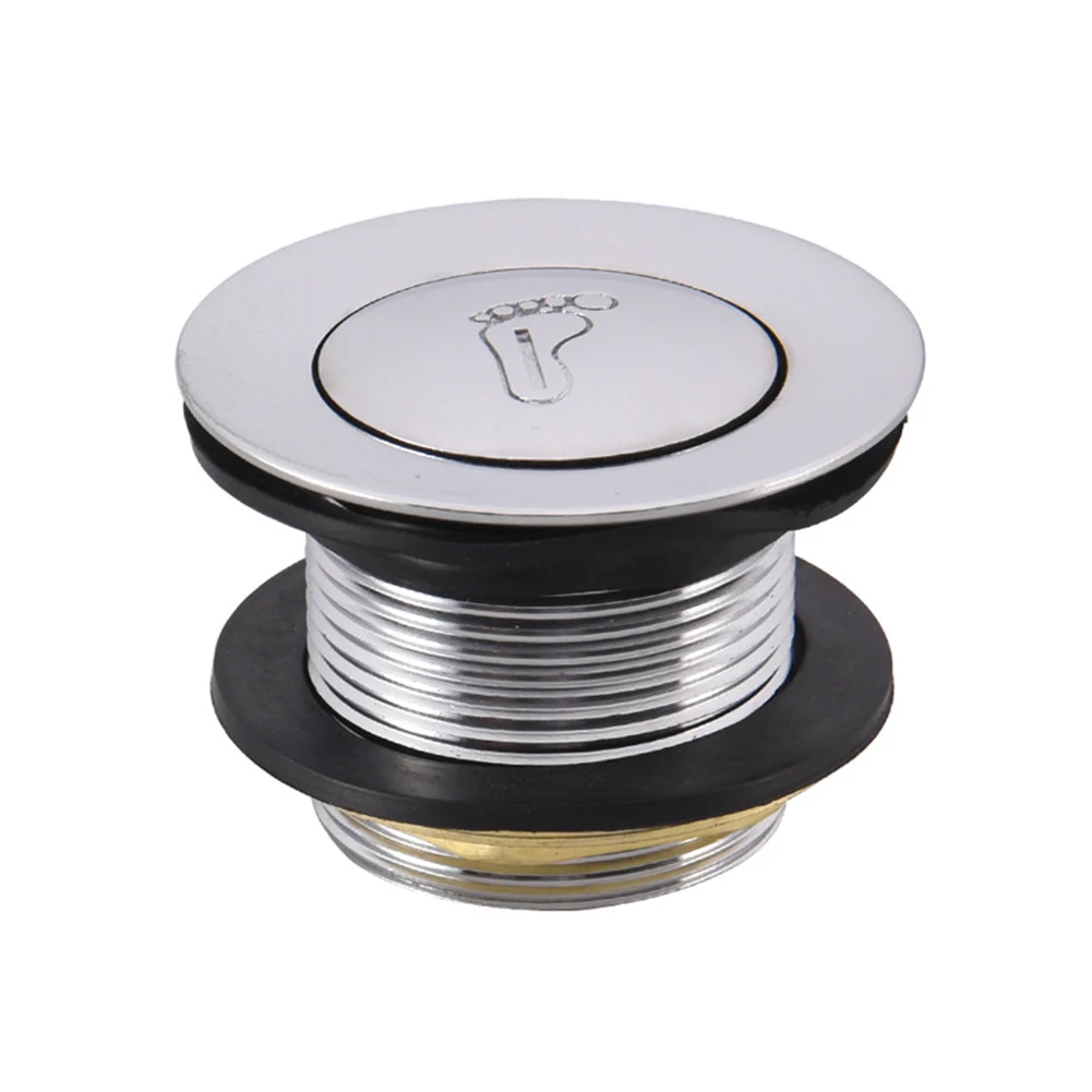 

Надежная сливная пробка для душевой ванны, простая установка, водонепроницаемое уплотнение, серебристого цвета, обеспечивает эффективный дренаж