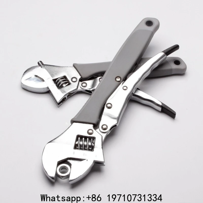 

Industrial Adjustable Wrench Multifunctional Heavy-duty Open End Spanner 8 " 10 Inch Maintenance Disassembly Hand Tools