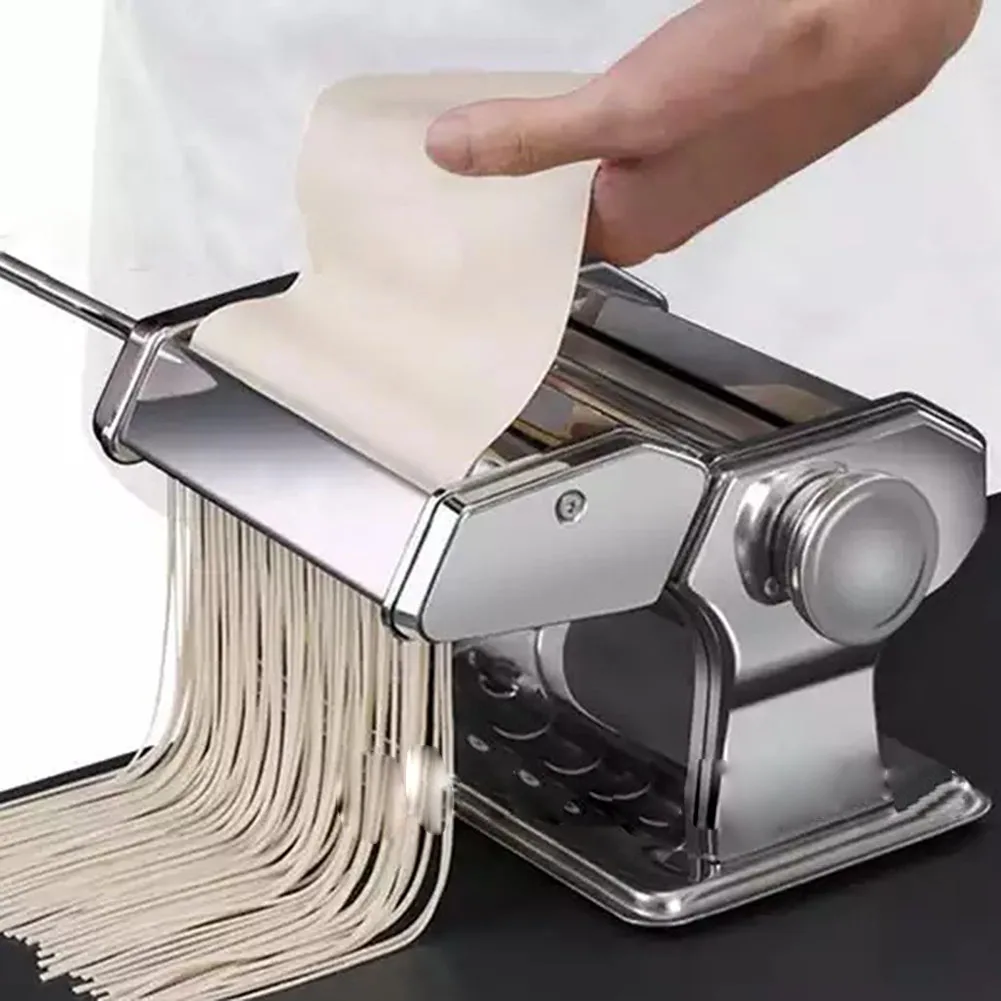 Built To Last Pasta Maker Noodle Machine 25*17*16cm Lasagna Spaghetti Tool Manual Making Multi-function Sliver