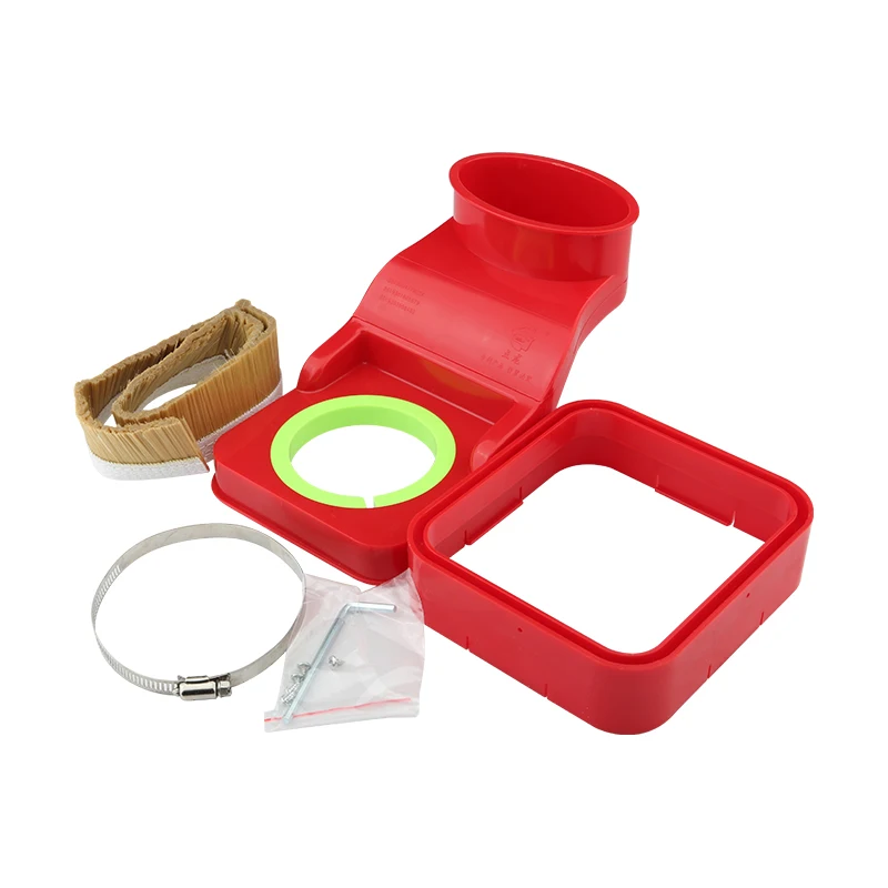 CNC Router Dust Shoe 75/80/85/90/100mm Dust Collector Dust Cover Brush For CNC Milling Machine Cleaner Woodworking Tools