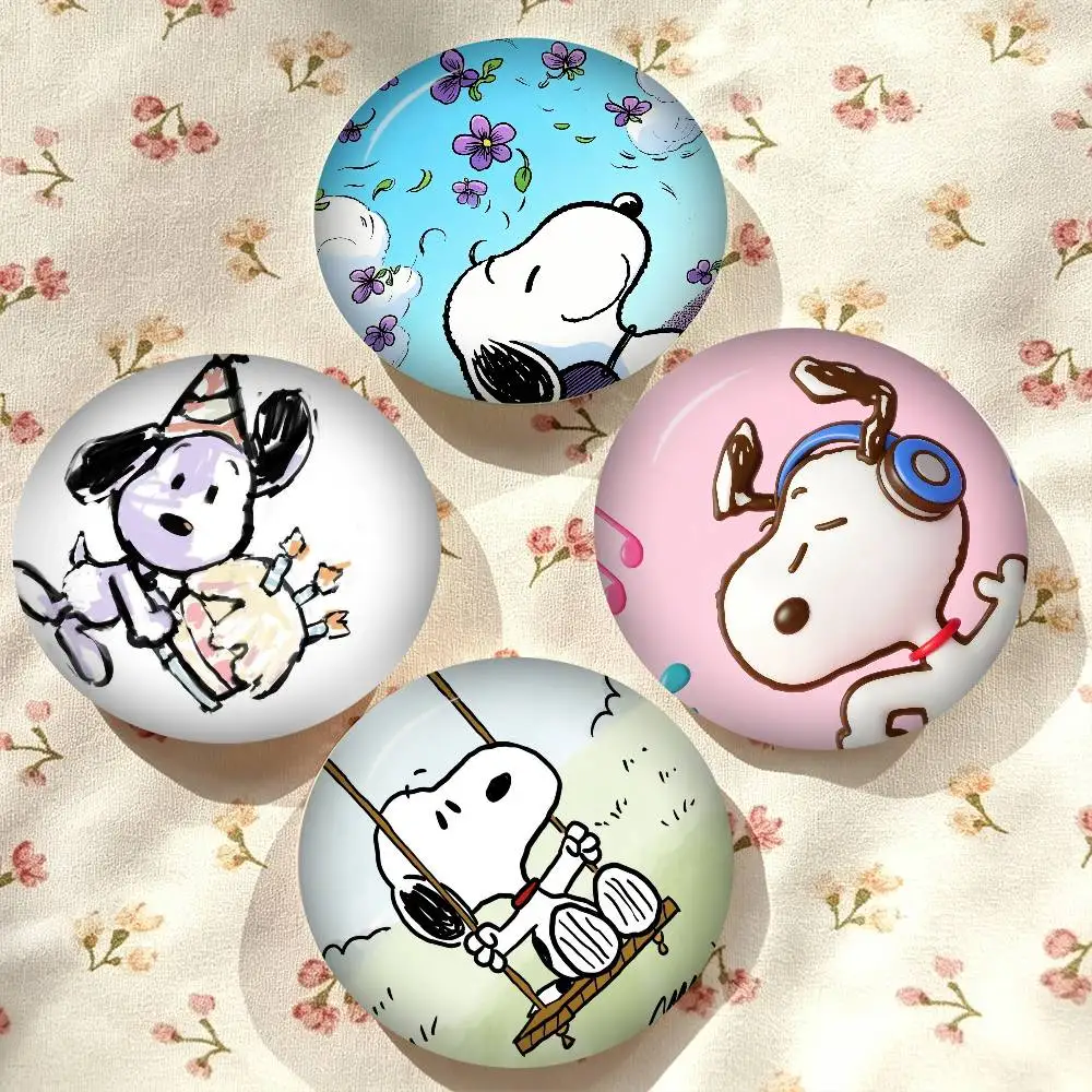 Anime S-Snoopy Cute Cartoon Dog Y2K Aesthetic Pins Funny Badge Pins For Friend, Backpack, Collectible Accessories