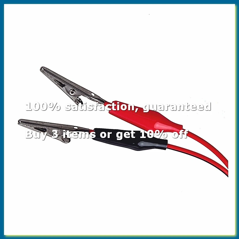 SODIAL(R) Alligator Clip to Banana Plug Probe Cable Test Lead 90cm 3Ft-A62I