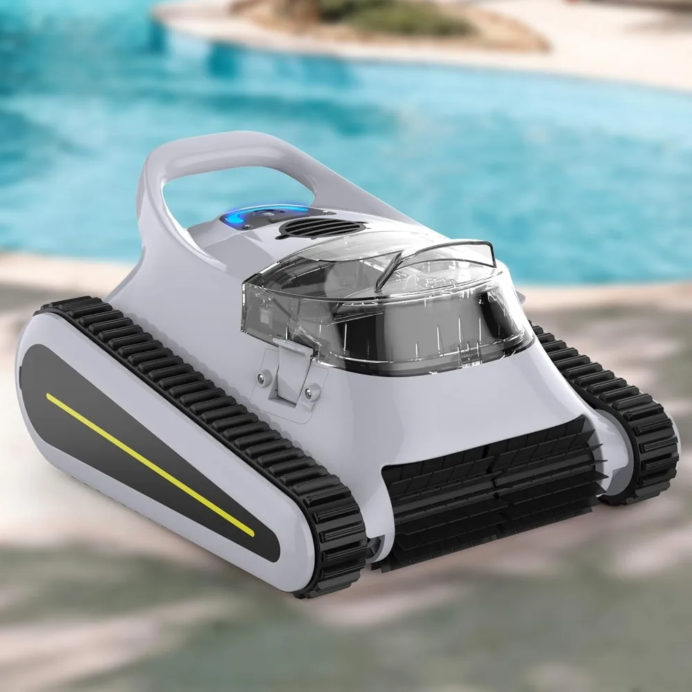 Nettoyeur de piscine-Aspirateur d'escalade murale sans fil pour piscines souterraines et hors sol, d'une superficie allant jusqu'à 2000 pieds carrés