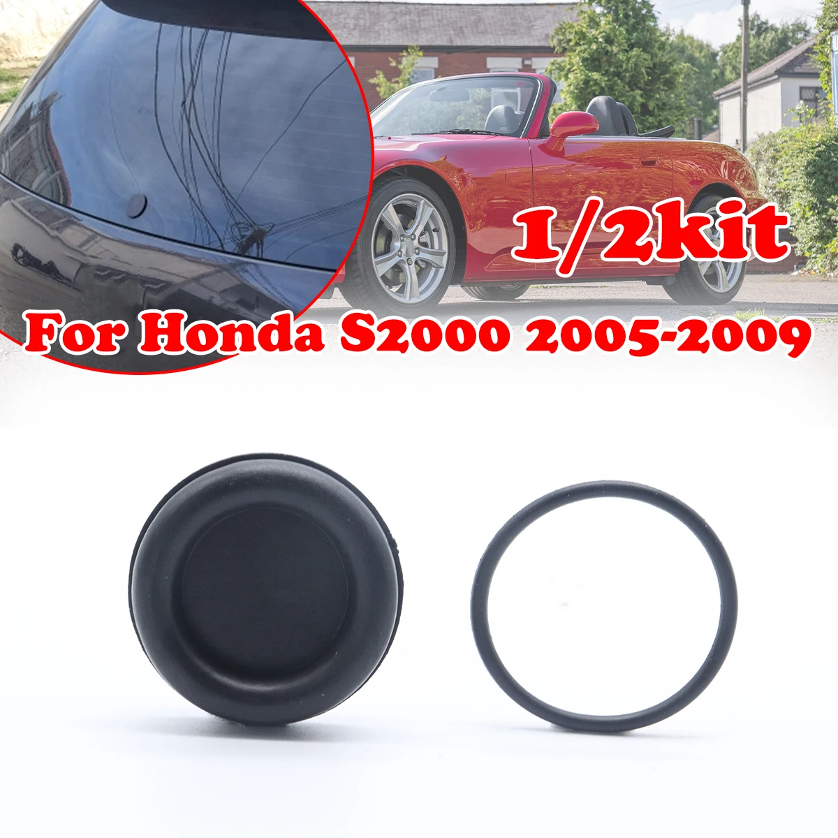 

1/2set For Honda S2000 2005 2006-2009R53 Audi A3 8L 8P Car Rear Windscreen Wiper Delete Bung Grommet Removal Cap Car Accessories
