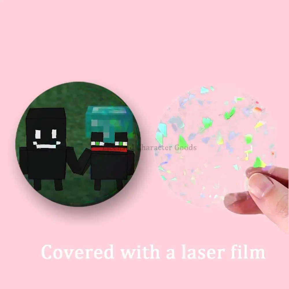 T-Twixxel Badges Round Nijigen Otaku Culture IP peripheral products 58mm 44mm 32mm 75mm 25mm