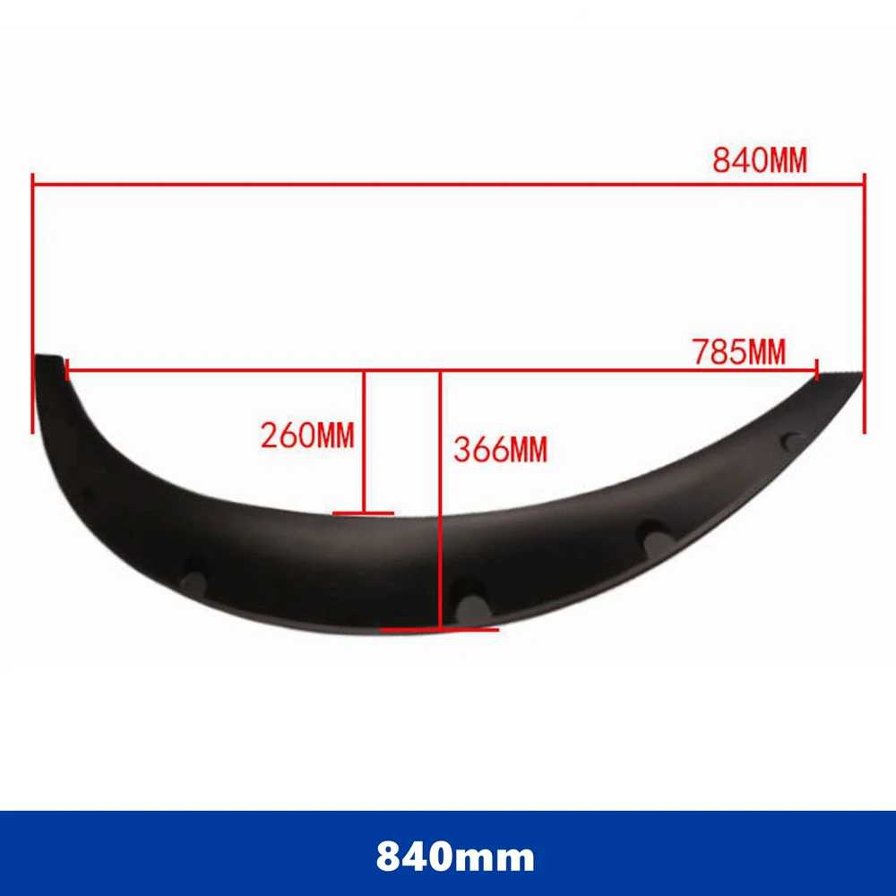 Universal 4pcs 78/84cm Car Fender Flares Arch Wing Extender Arch Brow Car Wheel Lip Body Kit Protective Cover Trim Mudguards