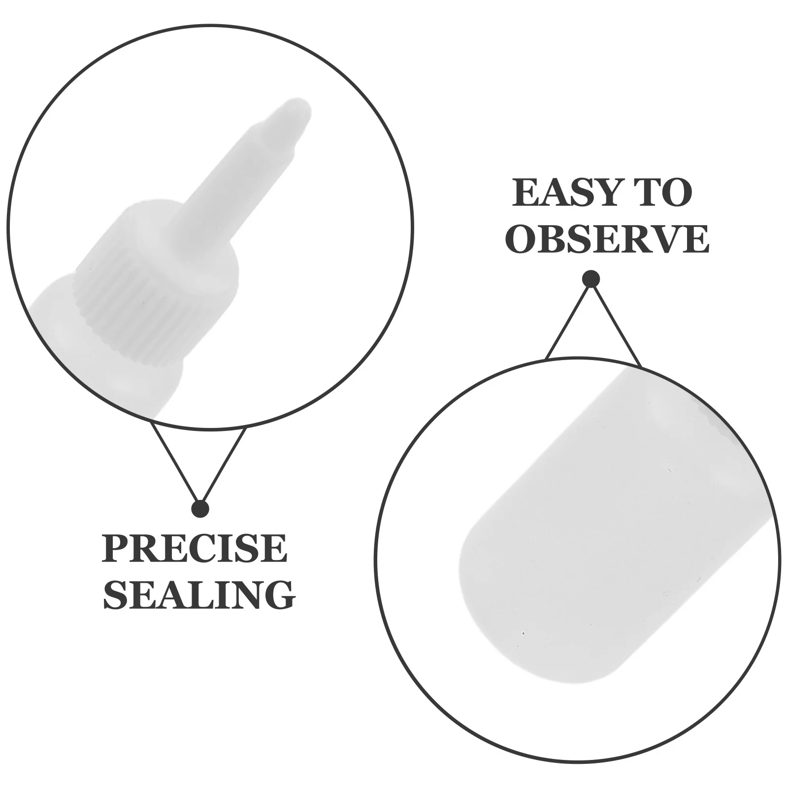 50 Stuks Lege Inktflessen voor Tattoo Pigmenten Clear Herbruikbare Plastic Knijpcontainers Universal Fit Tattoo Inkt Organizer