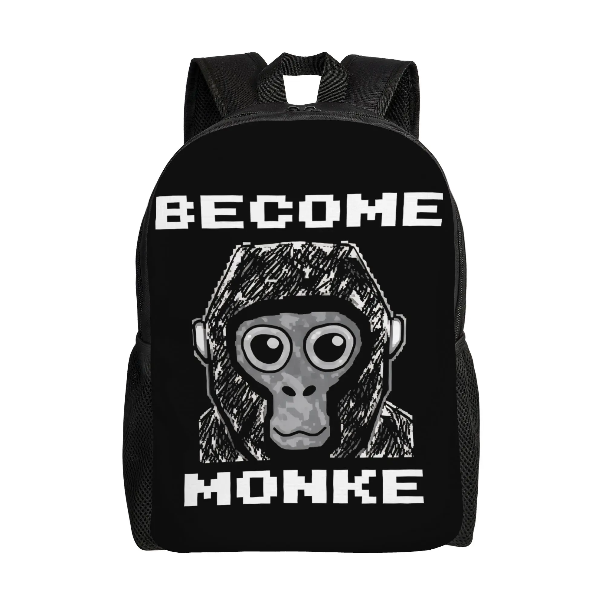 

Gorilla Tag Become Monke Gtag Monkey Backpack Unisex Lightweight Backpacks Polyester Kawaii High School Bags Rucksack