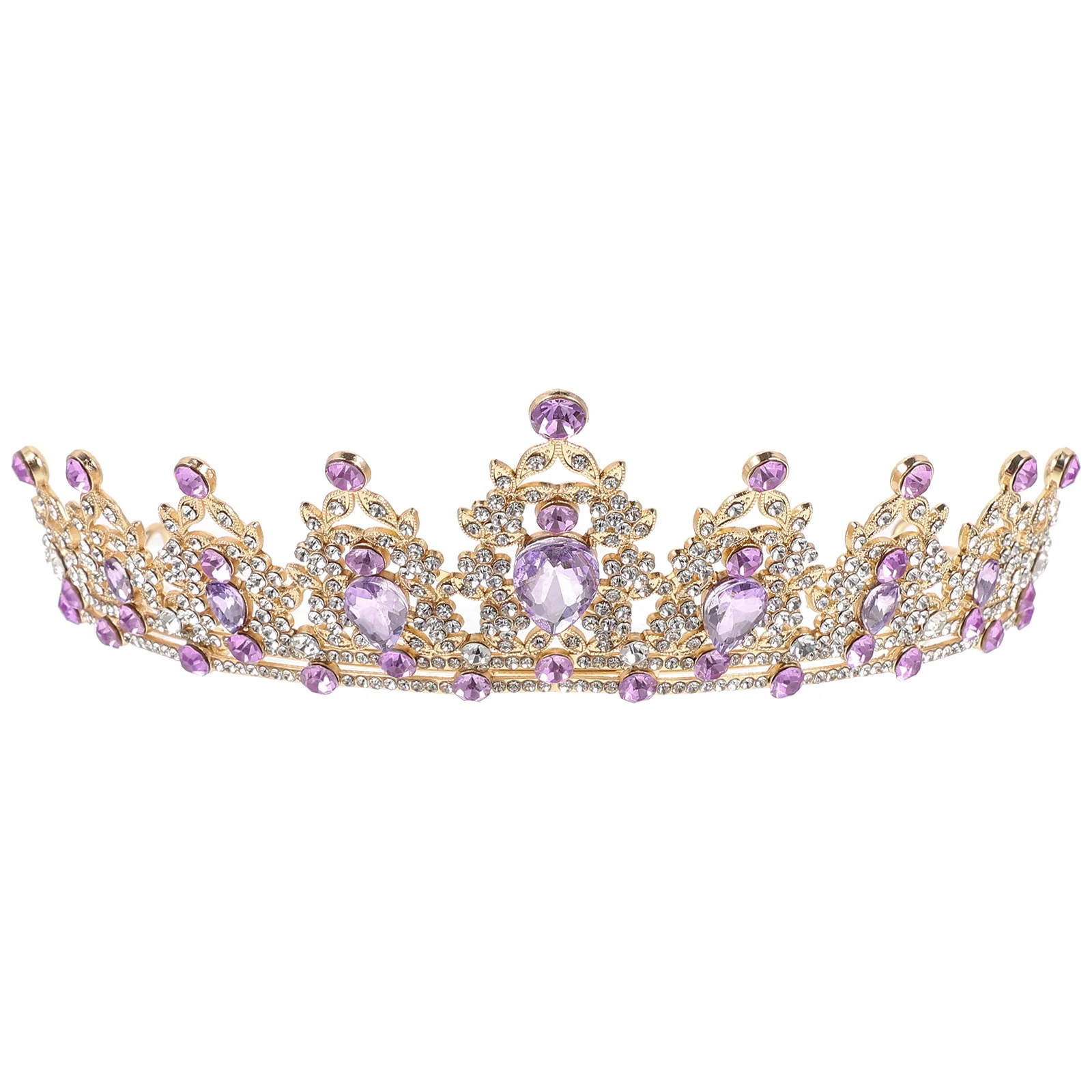 

Crown Bridal Tiara For Women Glitter Wedding Hair Accessories Party Rhinestone Headdress Bride Crown Tiaras