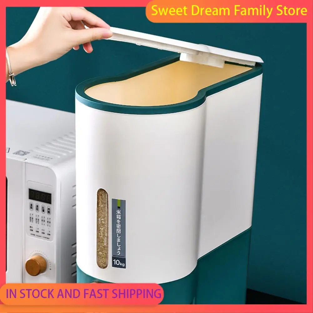 

SDFC-10 кг пресс автоматическое ведро для риса влагостойкий герметичный бак резервуар для риса кухонный ящик для хранения риса