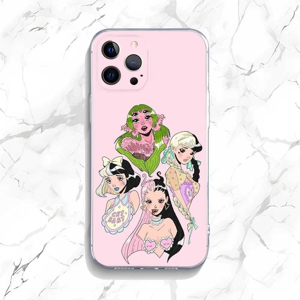 Singer Melanie Martinez Portals Phone Case For iPhone 15,14,13,12,11 Plus,Pro,Max,XR,XS,X,7,8 Plus,SE,Mini Transparent Silicone