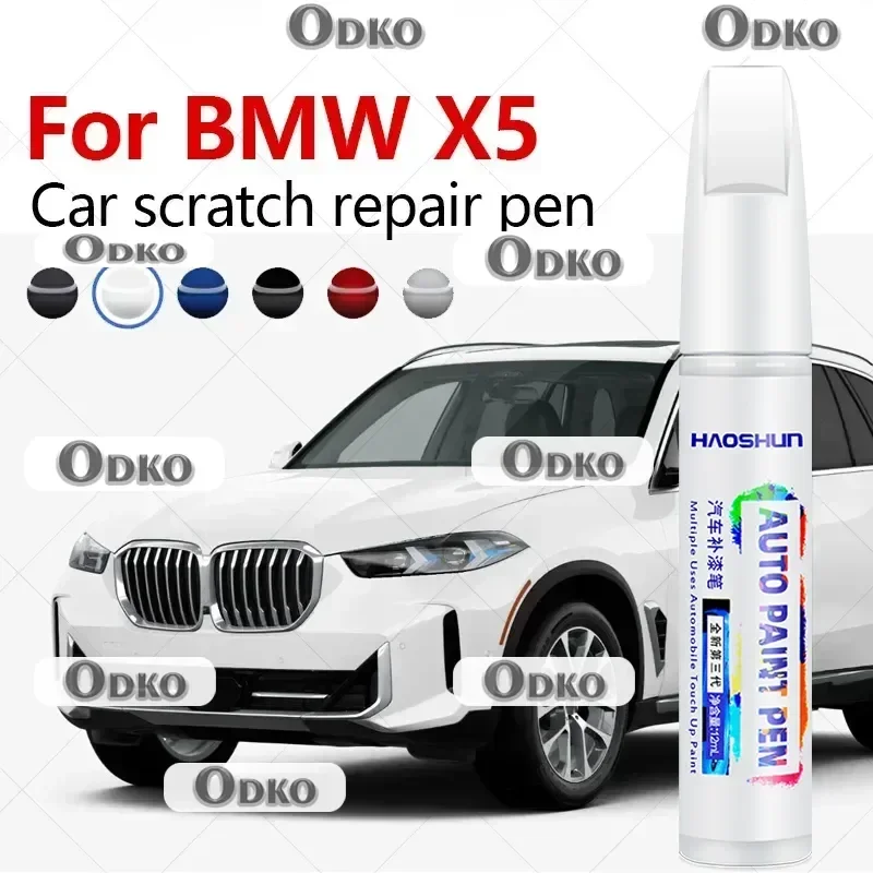 For BMW E53 E70 F15 G05 1999-2025 X5 SDrive XDrive Paint Repair Brush Touch Up Scratch Remover DIY Auto Accessories Black White