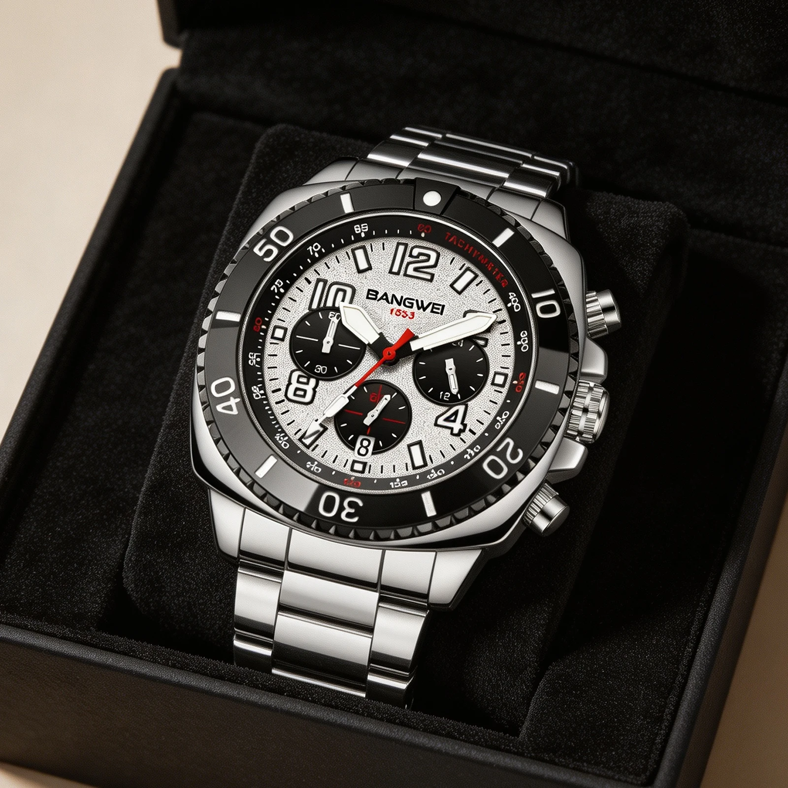 LIGE Top Band Men's Watches Chronograph Aviation Pilot Quartz Watch For Men Super Luminous Luxury Multifunction Clock Wristwatch