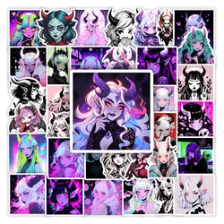 Fantasy Gothic Demon Girl Stickers DIY Gift Toys Waterproof Decal for Laptop Scrapbook Phone Luggage Bottles Decorative