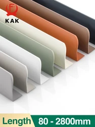 KAK Morandi Color Hidden Cabinet Knobs and Handles Aluminum Alloy Kitchen Cupboard Door Pulls Long Furniture Handle Hardware