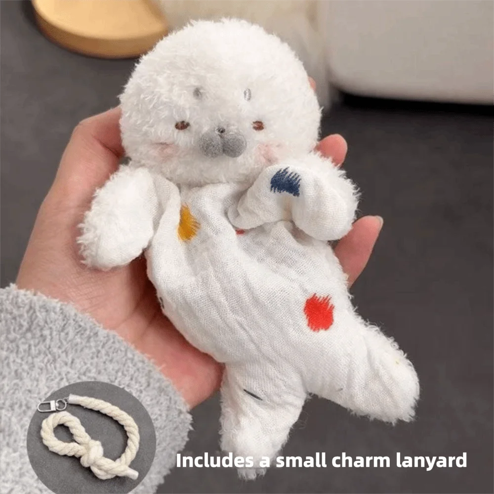 Calmar bonito selo pendurado corda bonecas engraçado sensorial saco de feijão alívio do estresse bonecas pendurado corda brinquedo de pelúcia alívio do estresse