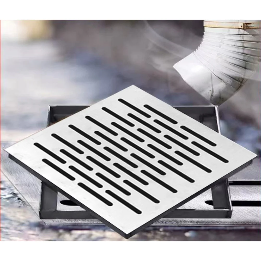 Drain Grate Floor Drain 201 Stainless Steel Invisible Manhole Cover And Drainage Ditch Cover Plate Drainage Cover