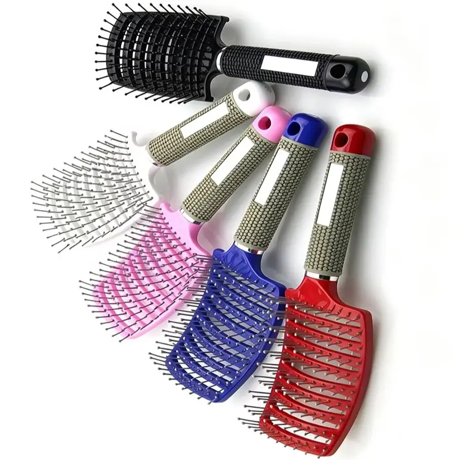 1pc Magic Scalp Massage Hair Brush for Women - Professional Detangling Tool for Wet Curly Hair - Hairdressing Tool